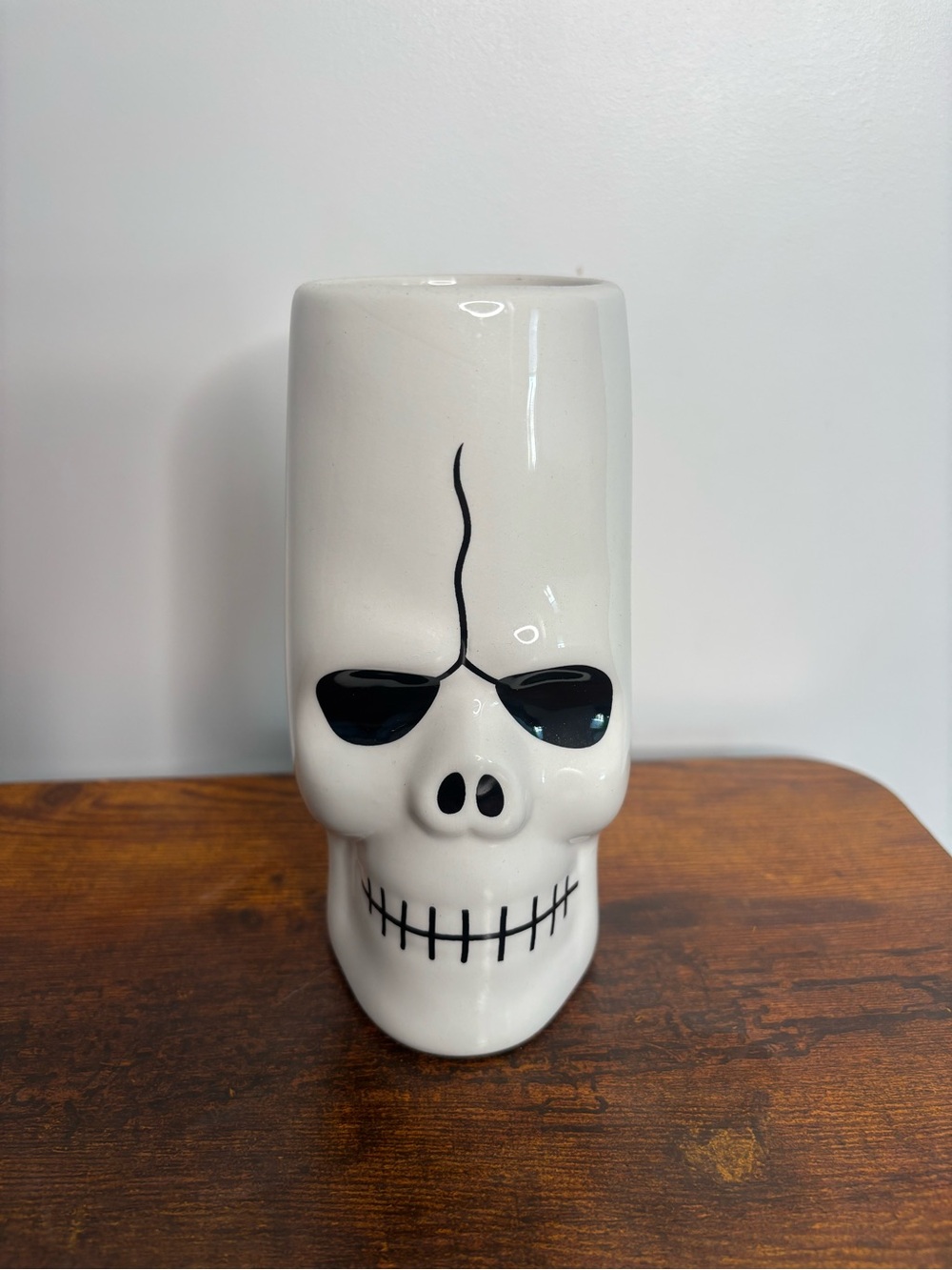 White Skull Tiki Mug- Makai California